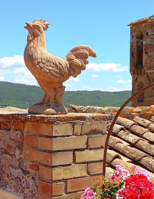 La Casa Del Gallo Radicondoli Exterior photo